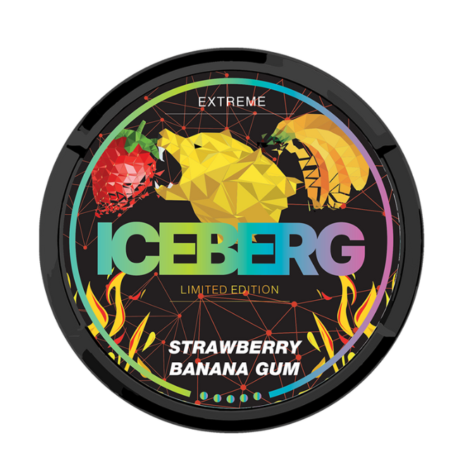 ICEBERG Strawberry Banana Gum Extreme